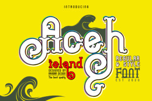 Aceh Island: A Tropical Display Font for Editorial Design