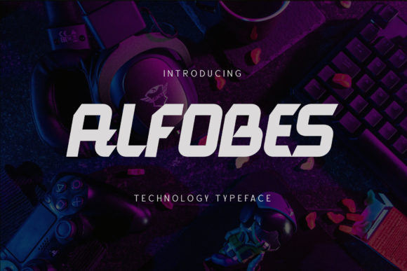 Alfobes: A Futuristic Display Font That Elevates Real Small Business Branding