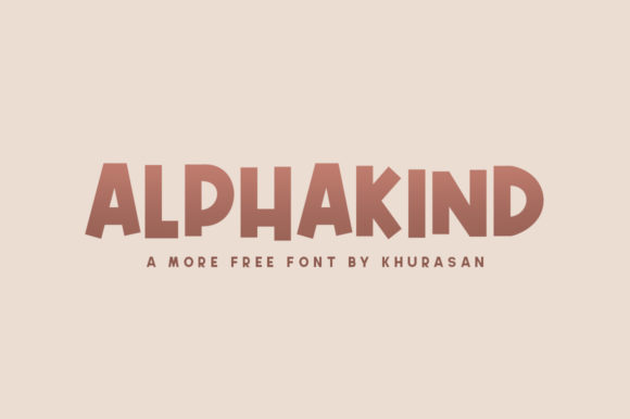 Alphakind: A Modern Fancy Display Font for Real Branding Work