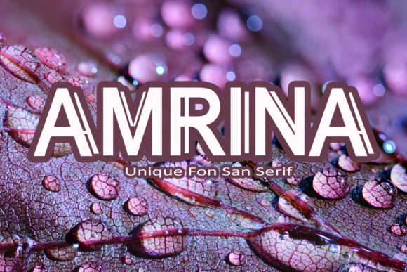 Amrina: A Bold Display Font That Elevates Real Branding Work