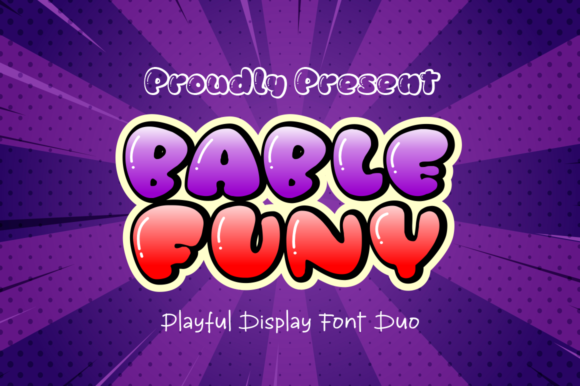 Bable Funy: A Playful Display Font for Digital Branding