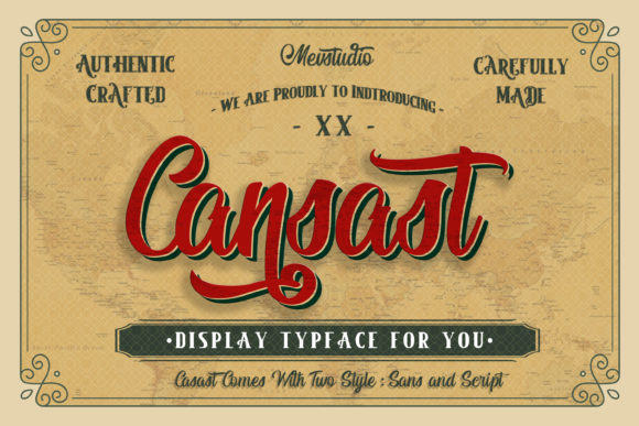 Cansast: A Display Font That Makes Your Headlines Instantly Recognizable