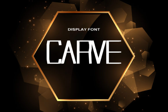 Carve: A Display Font That Cuts With Purpose