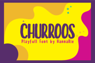 Churros: A Playful Display Font for Small Business Branding