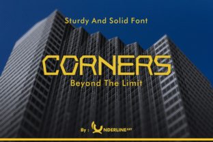 Corners: An Elegant Display Font for Bold Brand Moments