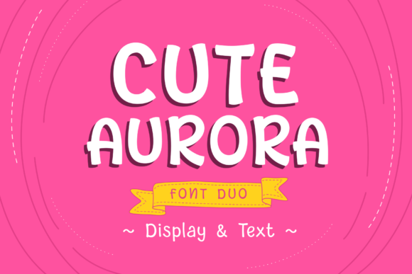 Cute Aurora: A Display Font That Lifts Your Digital Brand