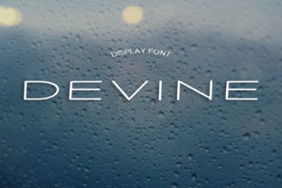 Devine: A Modern Display Font for Digital Brand Impact