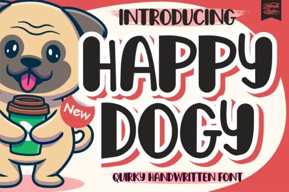 Happy Dogy: A Playful Display Font That Lifts Your Brand
