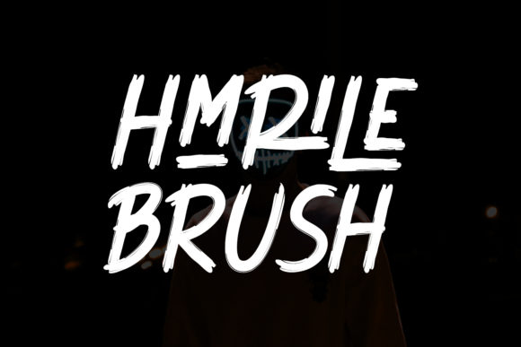 Hmrile Brush: A Display Font That Cuts Through the Scroll