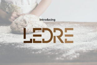 Ledre: A Light, Charming Display Font for Editorial Moments