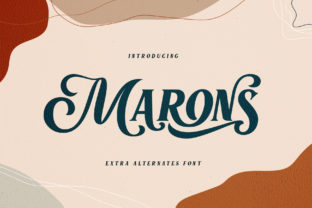 Marons: A Display Typeface That Makes Your Brand Feel Intentional