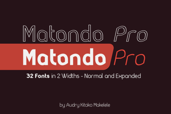 Matondo Pro: A Display Font for Editorial Impact