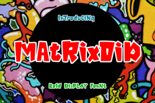 Matrixoid: A Bold, Playful Display Font for Real Branding