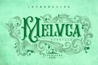 Melvca: A Vintage Art Nouveau Display Font That Breathes Life Into Editorial Design