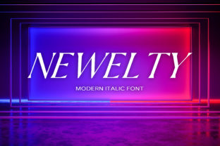 Newelty: A Smart Serif Display Font for Editorial Design