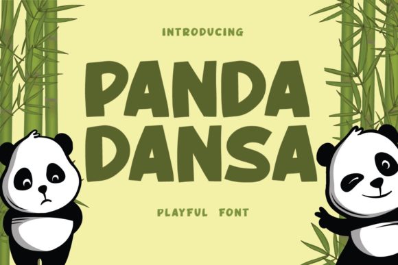 Panda Dansa: A Playful Display Font with Editorial Warmth