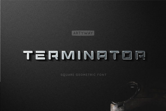 Terminator: A Bold Display Font That Commands Attention