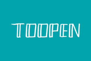 Toopen: A Doodle-Inspired Display Font That Feels Human