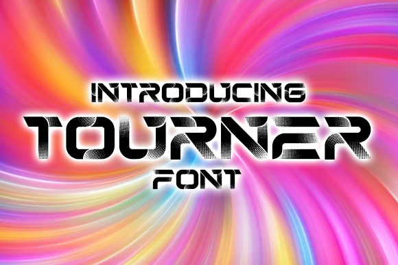 Tourner: A Techno Display Font That Commands Attention