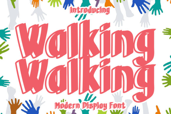 Walking Walking: A Bold Display Font for Modern Web Design