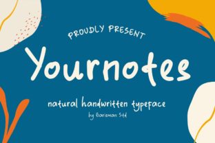 Yournotes: A Stylish Display Font for Digital Branding